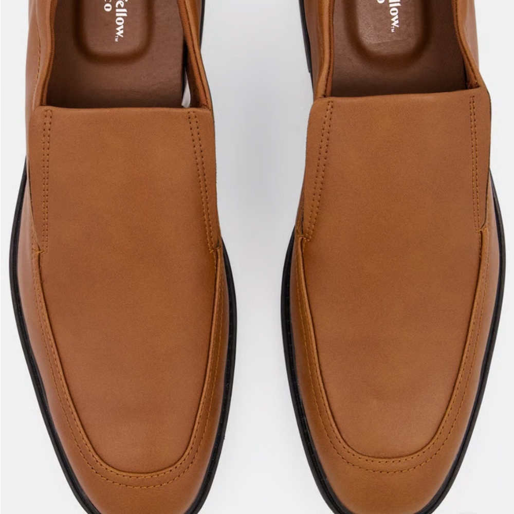 Goodfellow & Co Brown Slip-On Leather Loafers